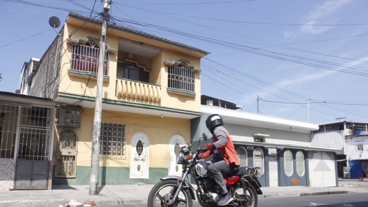 La zona del ataque armado en Guayaquil.