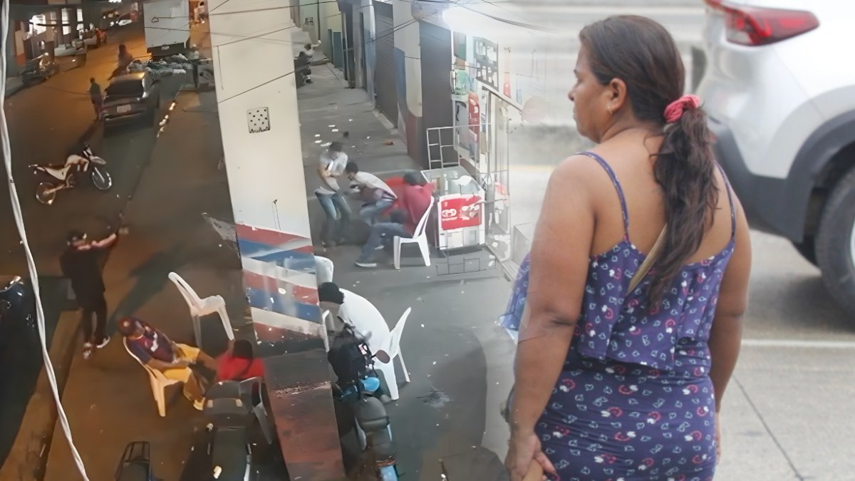 La mujer relató cómo presenció la muerte de su pareja.