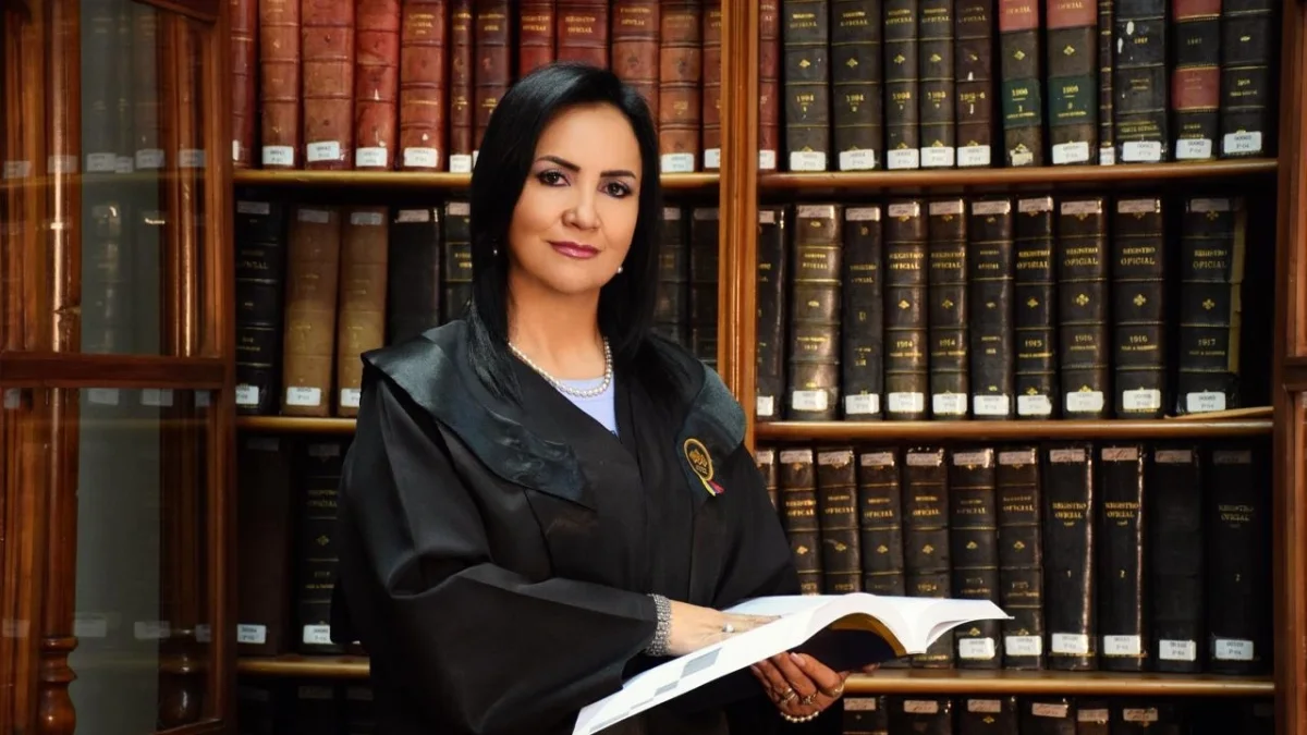 Emma Tapia, presidenta subrogante de la Corte Nacional de Justicia de Ecuador.