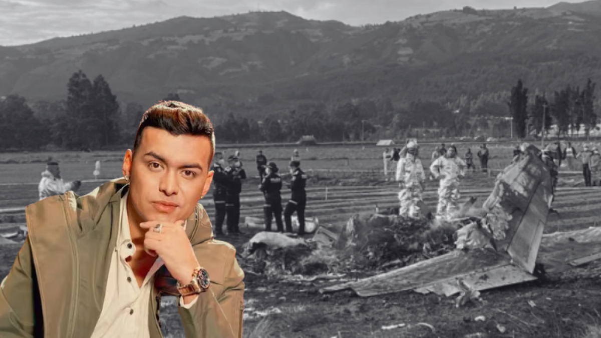 El cantante Yeison Jiménez falleció en un accidente aéreo.