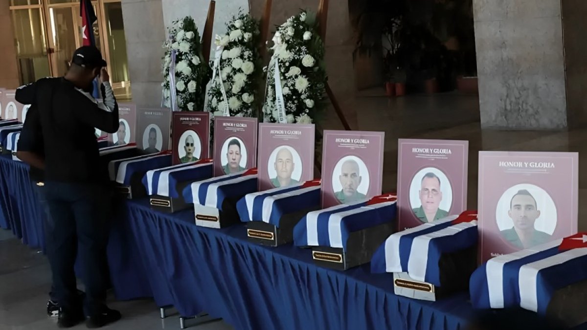 Los soldados recibieron homenajes por parte del Gobierno de Cuba.