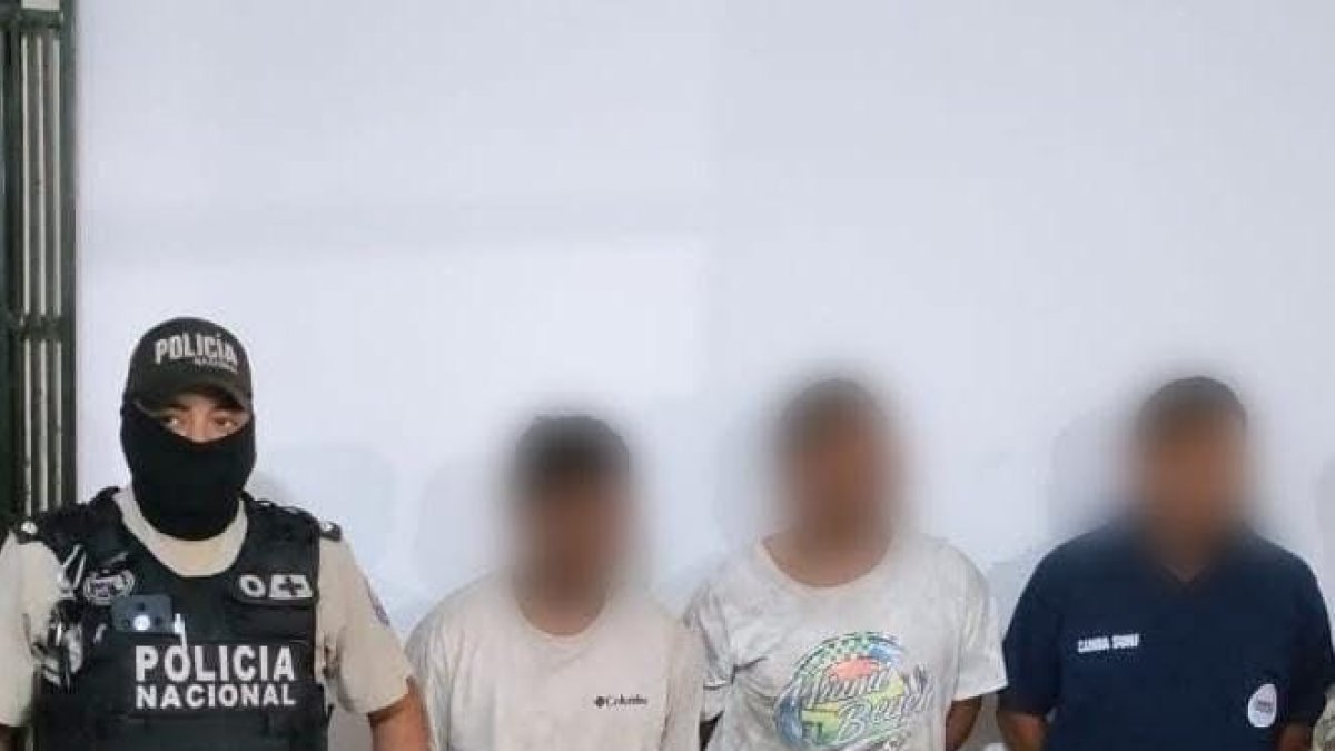 Tres hombres fueron aprehendidos por ataque contra policías en el cantón San Vicente, norte de Manabí