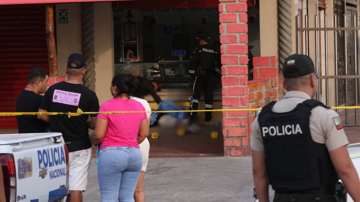 El crimen de Mario Pineida ocurrió en una zona de alta concurrencia, en el norte de Guayaquil.