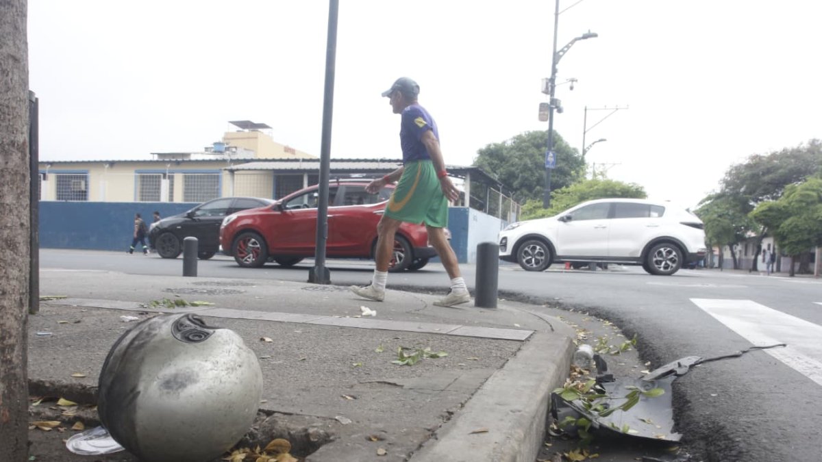 En este punto del centro de Guayaquil ocurrió un enfrentamiento armado.