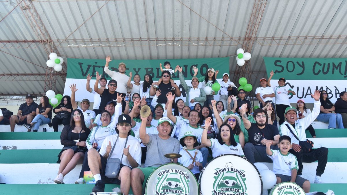 La barra Verde y Blanco de la parroquia de Cumbayá se formó en 2016.
