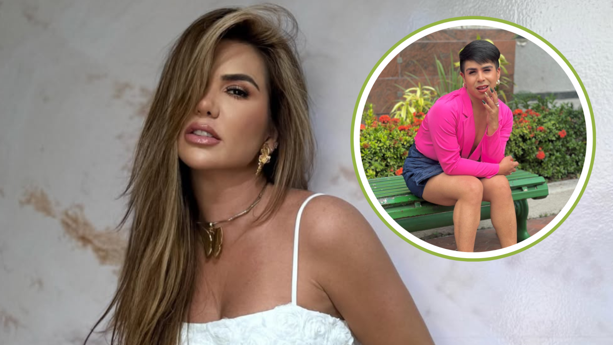 Carolina Jaume con el reportero La Víbora