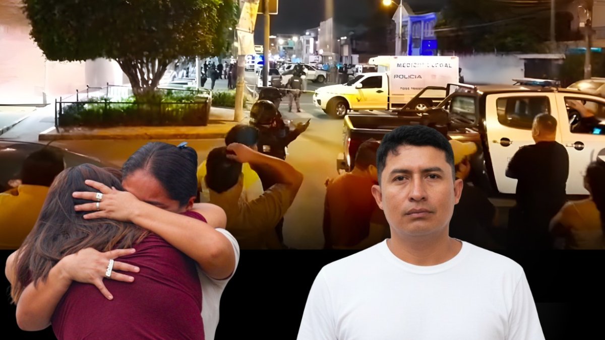 Familiares de César SevillaToro, sargento de la Policía, acudieron a la morgue para retirar el cadáver.