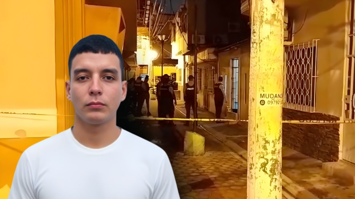 El crimen de Gean Pierre Briones y de su cuñado ocurrió dentro de esta vivienda.