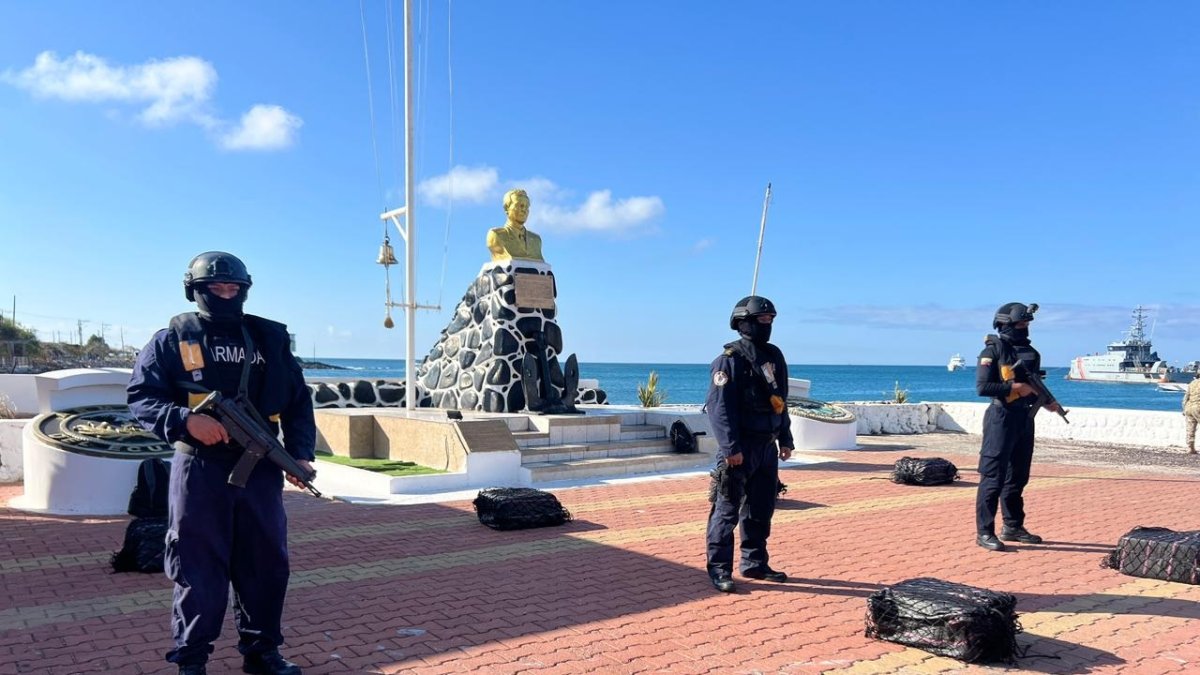 Los bultos fueron llevados al puerto más cercano.