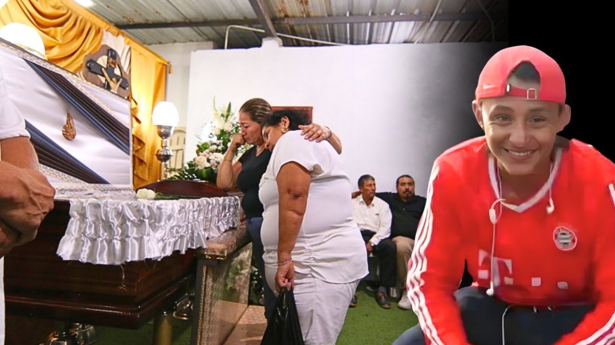 Los restos de Juan Gregorio Garcés fueron velados primero en la casa de sus tíos y luego trasladados al camposanto Jardines de Esperanza.