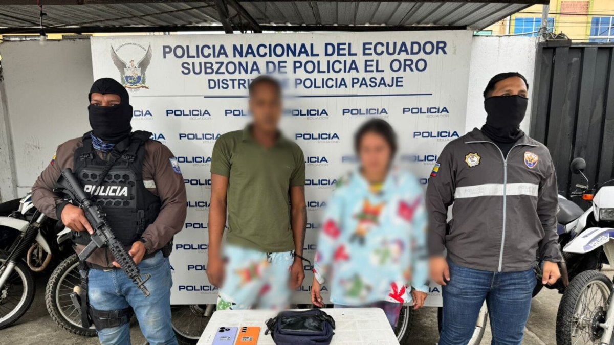 El sujeto fue aprehendido junto a una mujer.