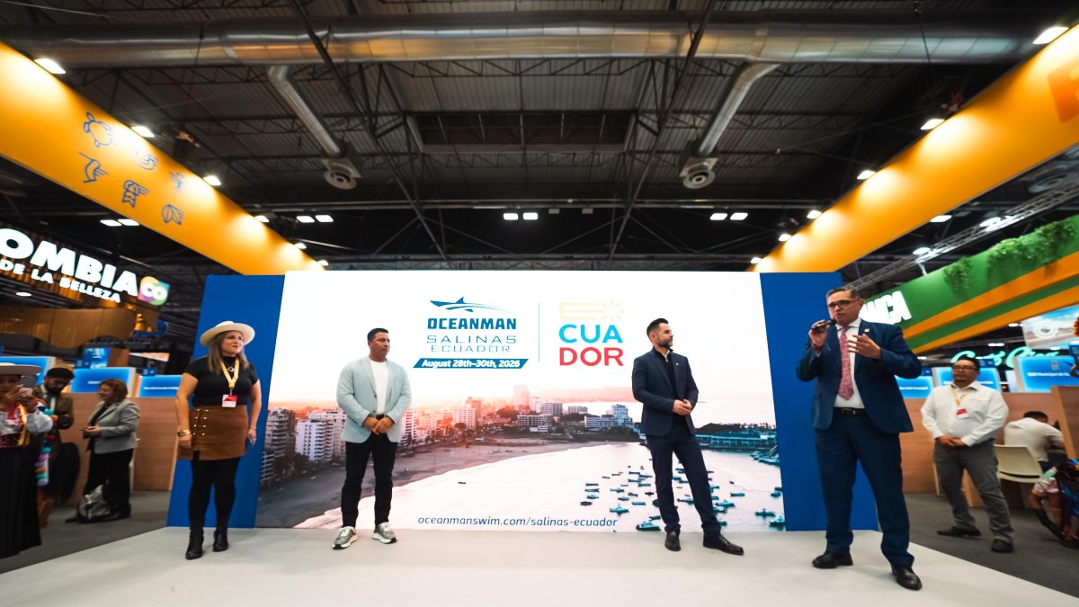 FITUR Madrid presenta Oceanman Ecuador 2026 como destino deportivo global.