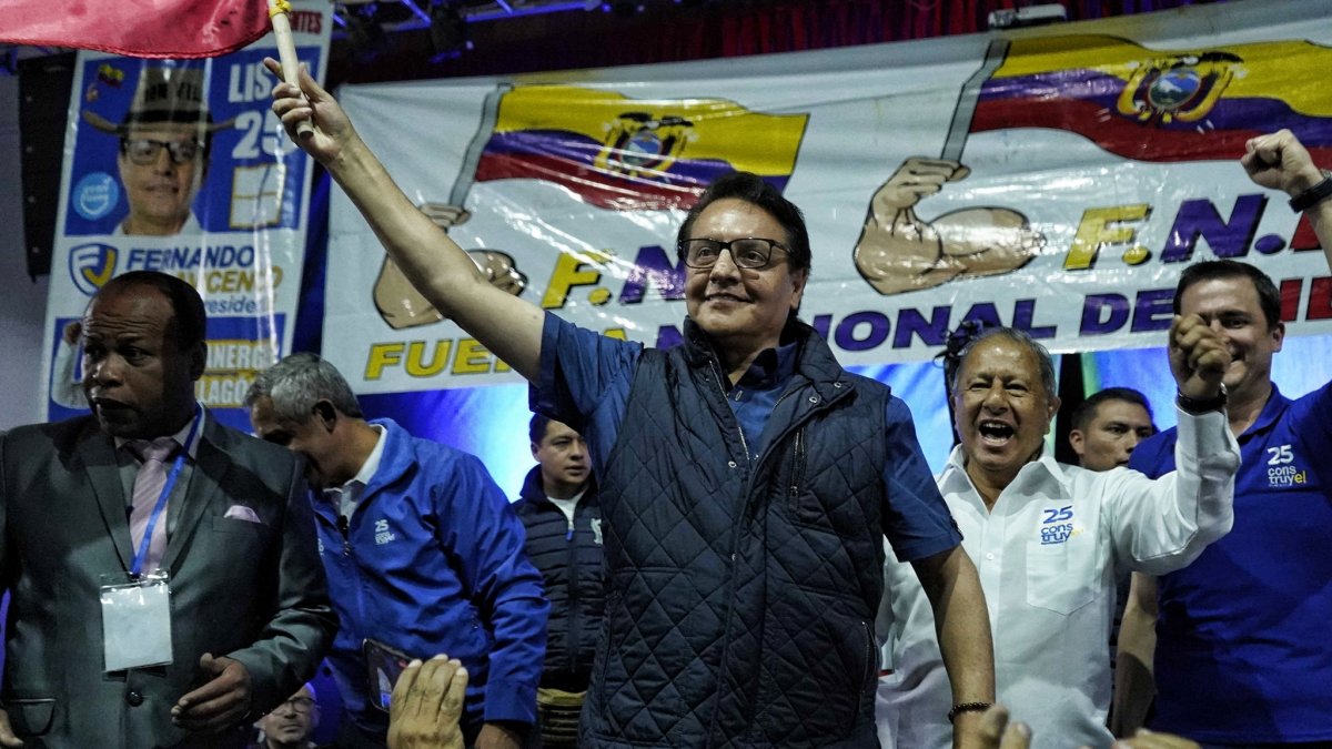 Fernando Villavicencio era candidato presidencial por el movimiento Construye.