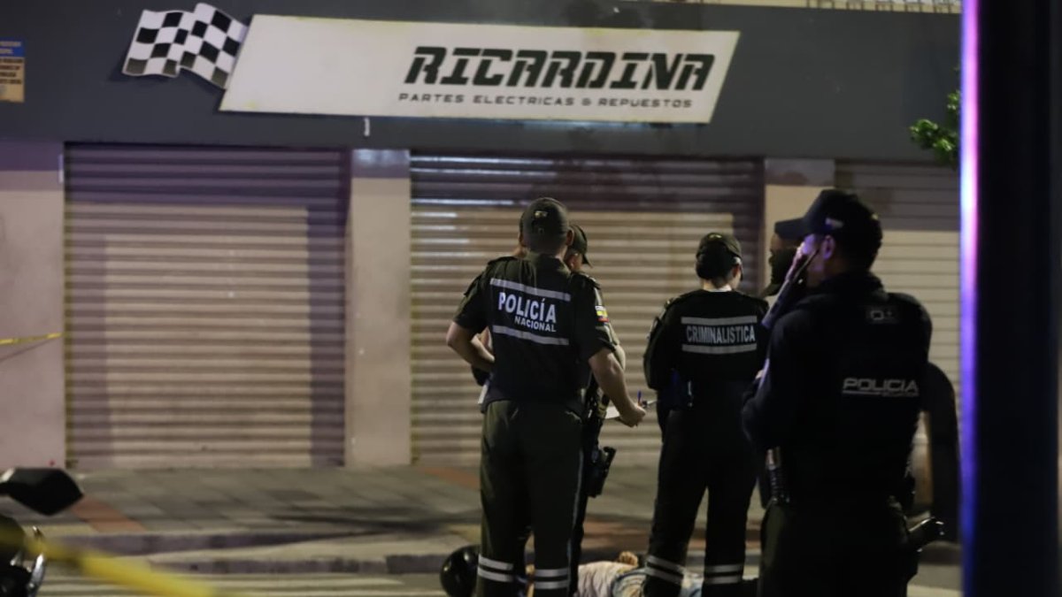 La Policía Nacional tomó procedimiento en la escena.