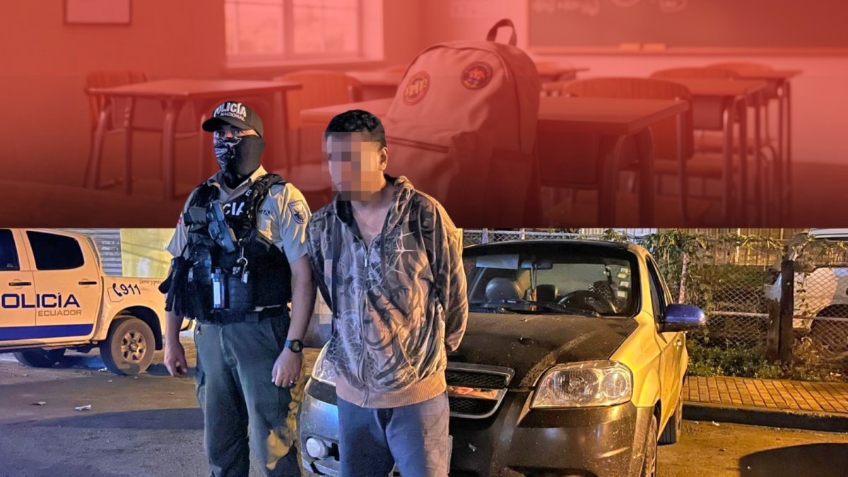 El docente detenido fue puesto a órdenes de las autoridades judiciales.