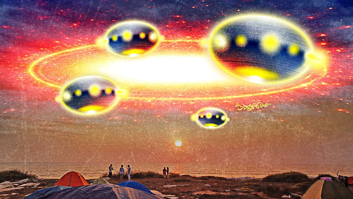 Cata Liveano asegura que las naves extraterrestres desaparecieron con el amanecer.