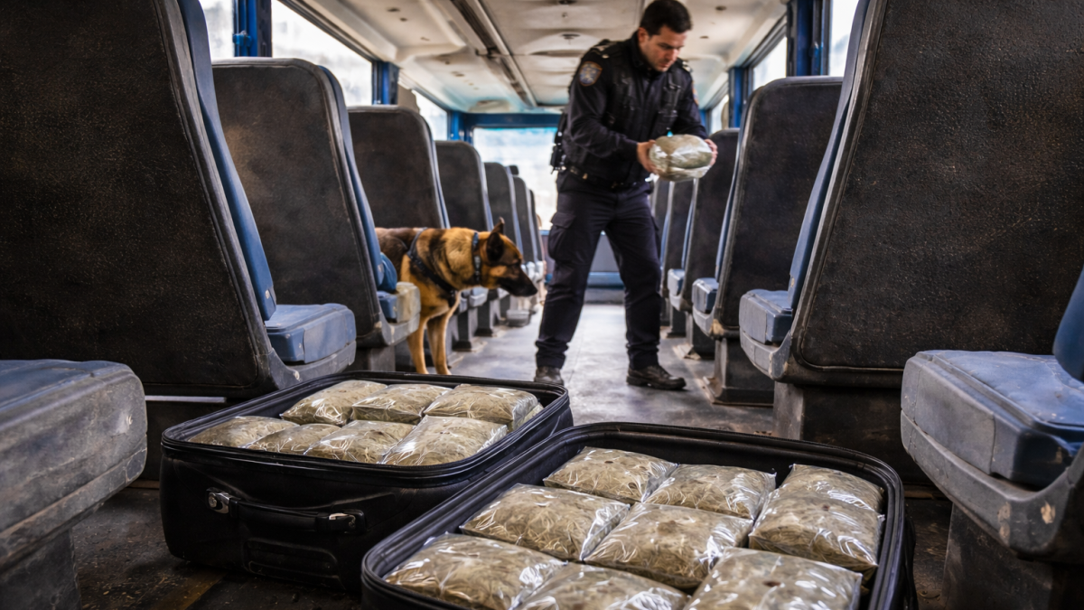 En discretas maletas viajaba la droga, en Imbabura.