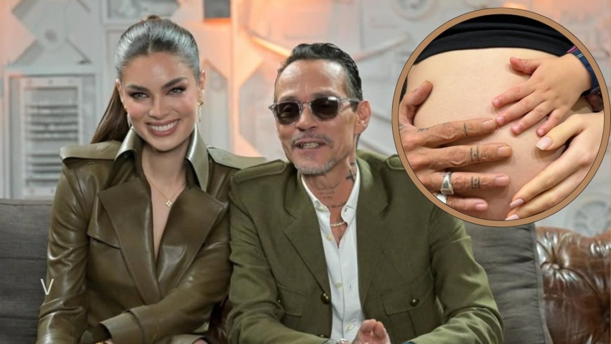 Marc Anthony y Nadia Ferreira esperan a su segundo hijo y celebran su aniversario de bodas.