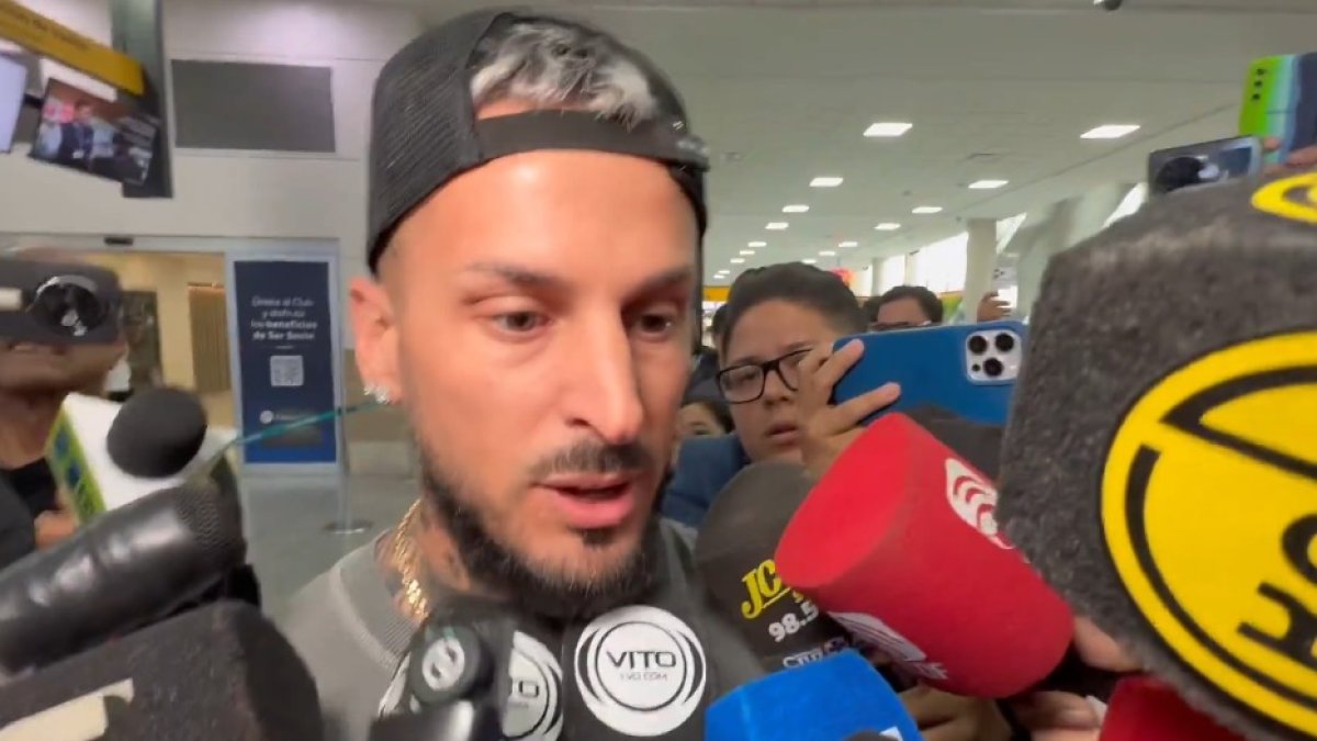 Darío Benedetto, argentino de 35 años, que llegó para sumarse a Barcelona SC.