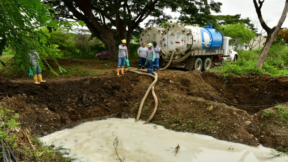 Este viernes se retiraron los tanques que contenían la sustancia.