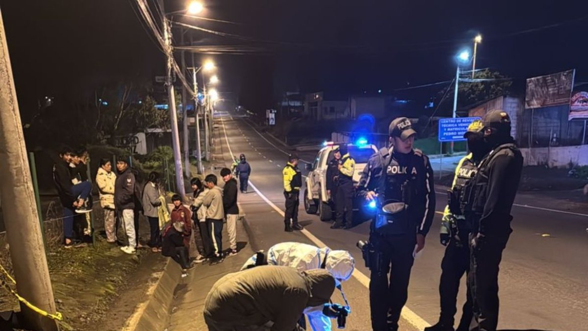 Los agentes revelaron que el nombre de Los Lobos surgió en el crimen en Tabacundo.