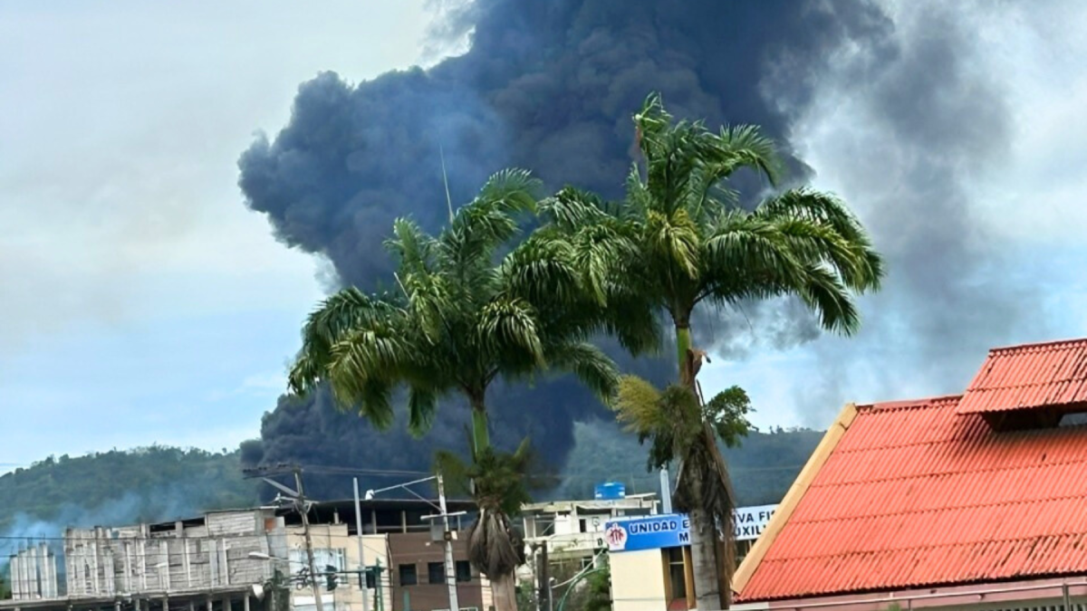 Incendio en Refinería de Esmeraldas: imágenes del suceso del 30 de enero de 2026.