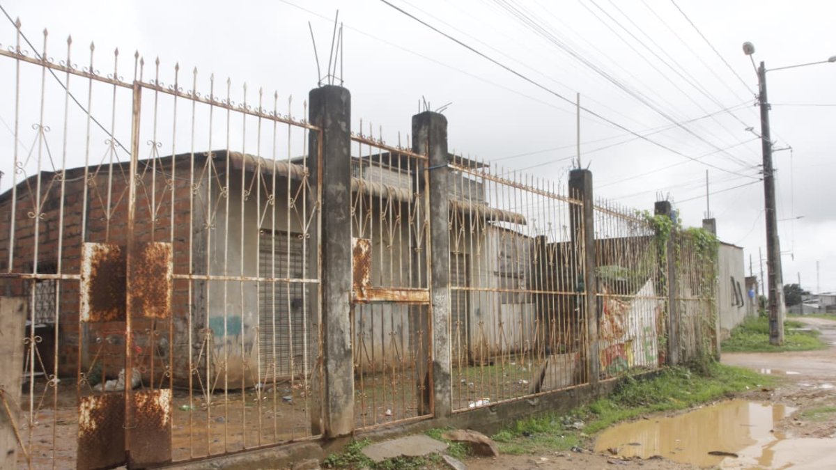 El sitio del ataque armado, en Durán.