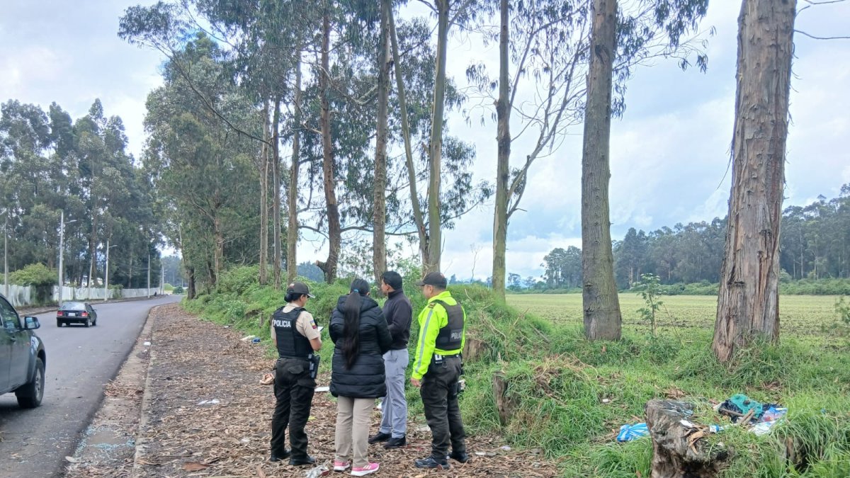Los policías no encontraron el carro accidentado.