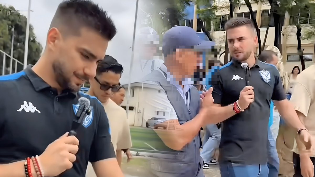 Carlos Scavone en las grabaciones en la Universidad de Guayaquil.