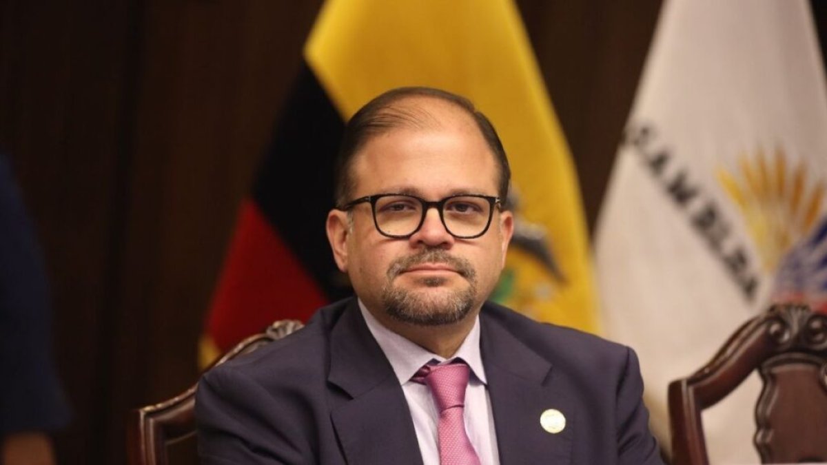 John Reimberg, ministro del Interior del Ecuador.