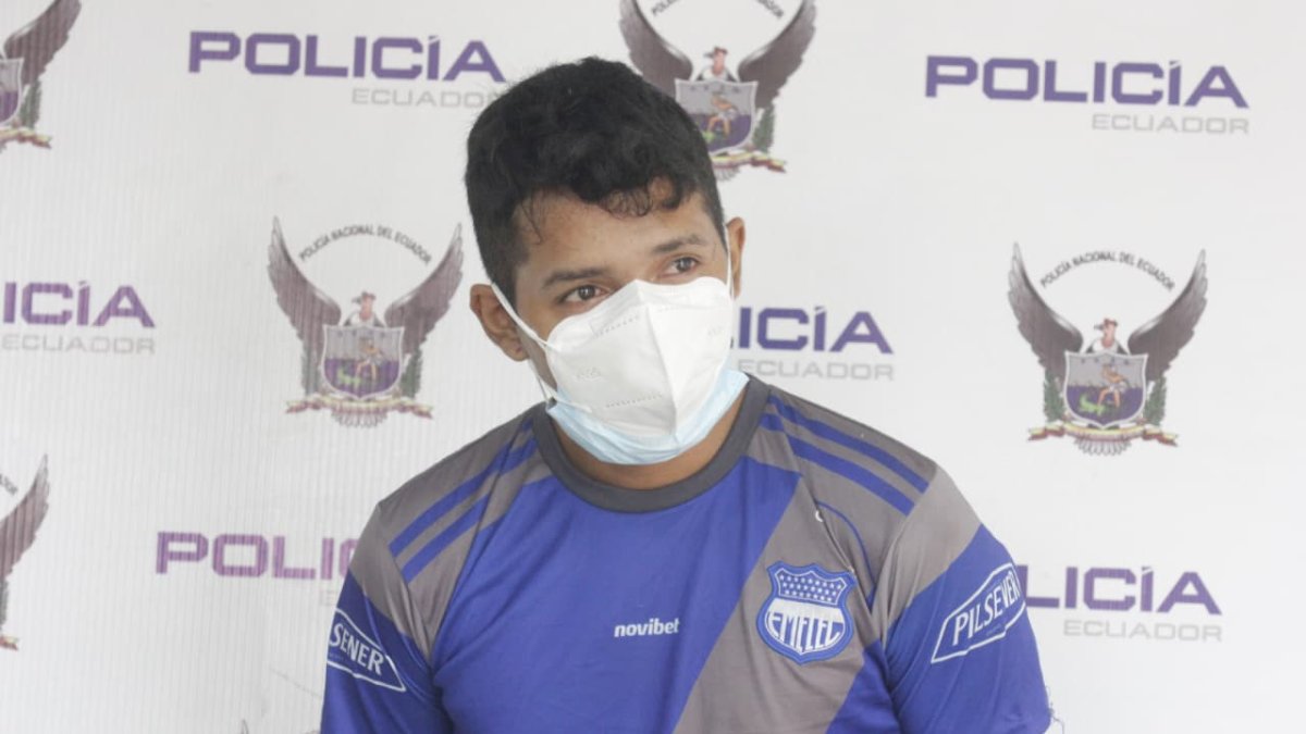 El sospechoso fue detenido por la Policía Nacional.