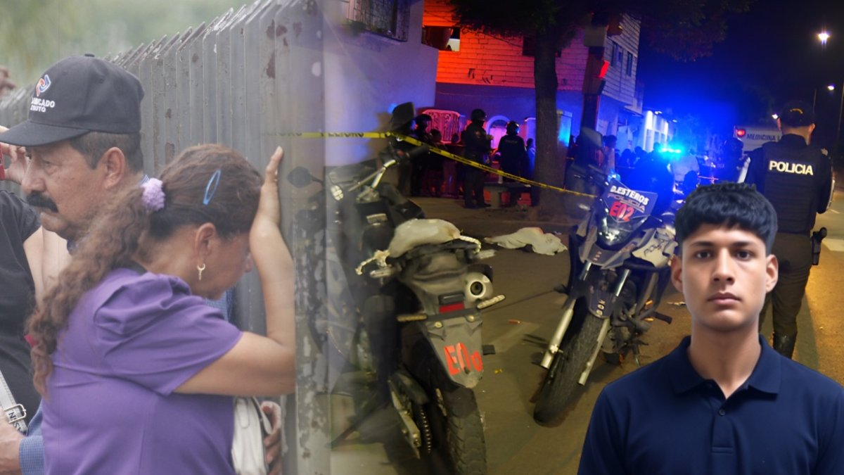 Familiares de Carlos Alberto Jines Ponguillo llegaron a la morgue para retirar su cuerpo.