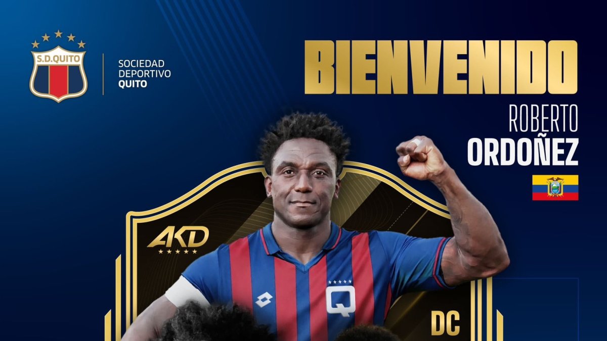 Roberto 'La Tuka' Ordóñez se fue con sus goles a Deportivo Quito.