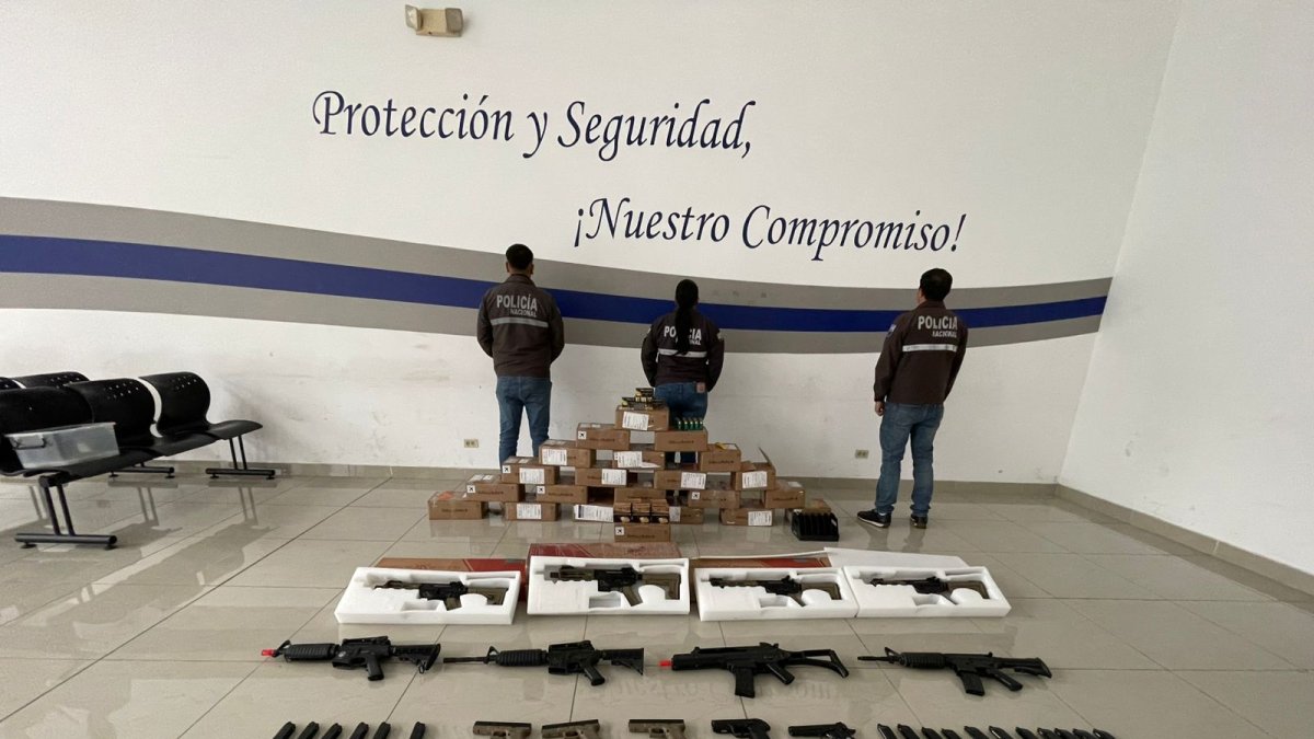 La Policía indaga si las armas estarían destinadas a grupos criminales.