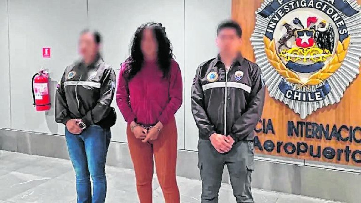 La mujer fue detenida por agresión sexual en Chile.