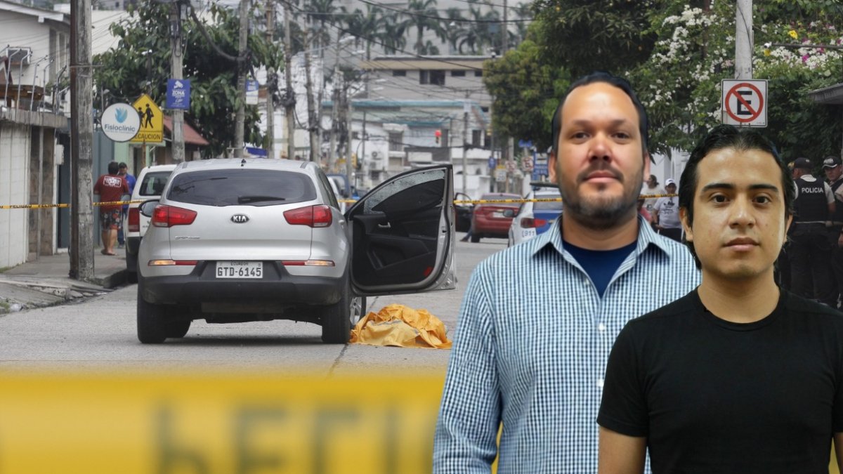 El cadáver de Trevor Harding quedó junto al vehículo tras ser atacado. Su contador manejaba el carro. Se recogieron 22 indicios balísticos.