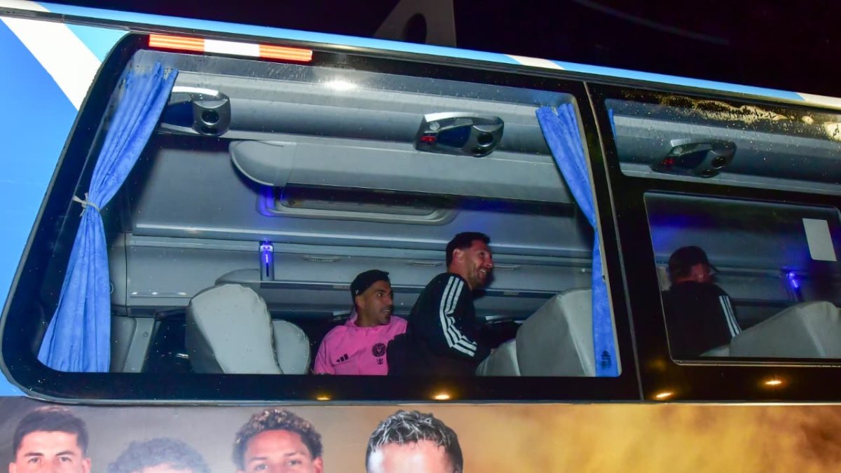 Lionel Messi arribó a Guayaquil la noche de este 6 de febrero.