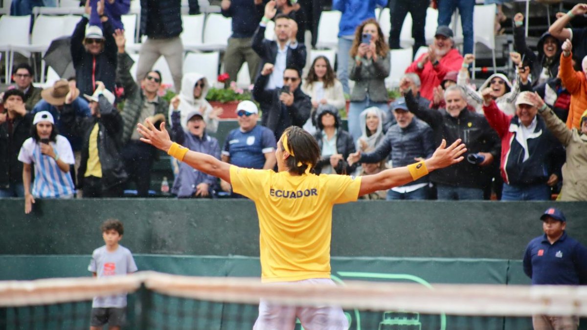 Ecuador consiguió su primer punto de la serie ante Australia.