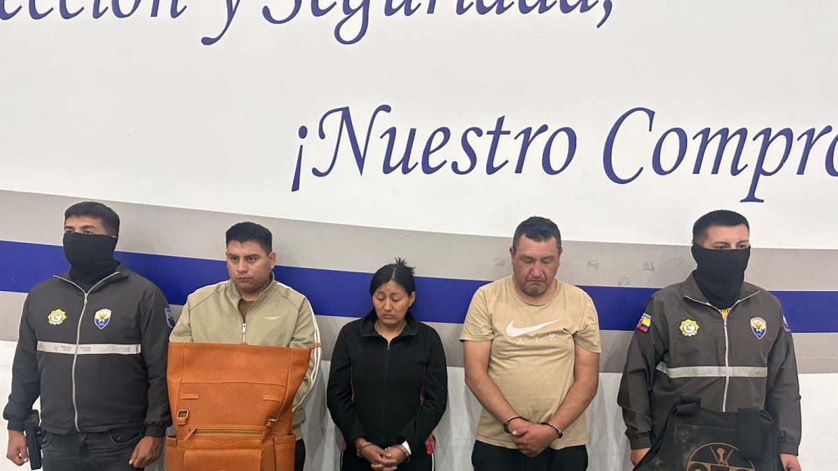 Los detenidos son de nacionalidad ecuatoriana y uno de ellos tiene varios antecedentes penales desde el 2006.