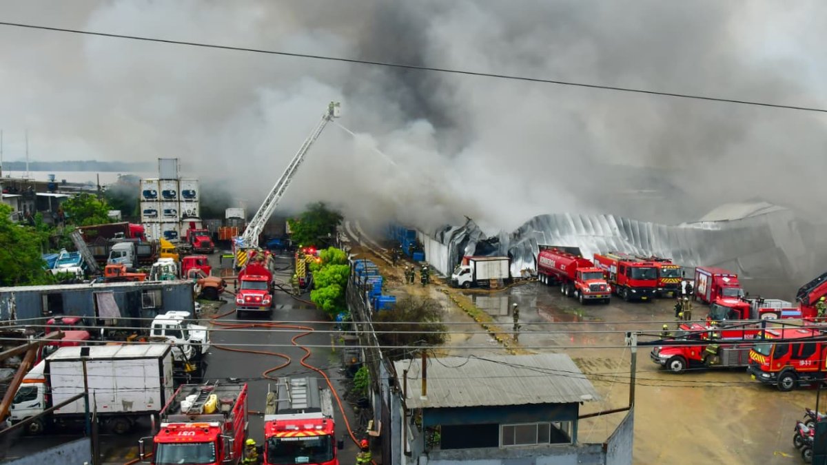 La emergencia fue de grandes proporciones.