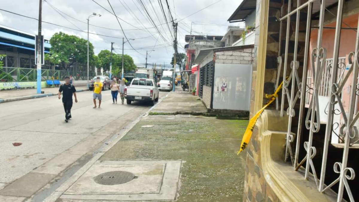 En esta zona se produjo el hecho violento.