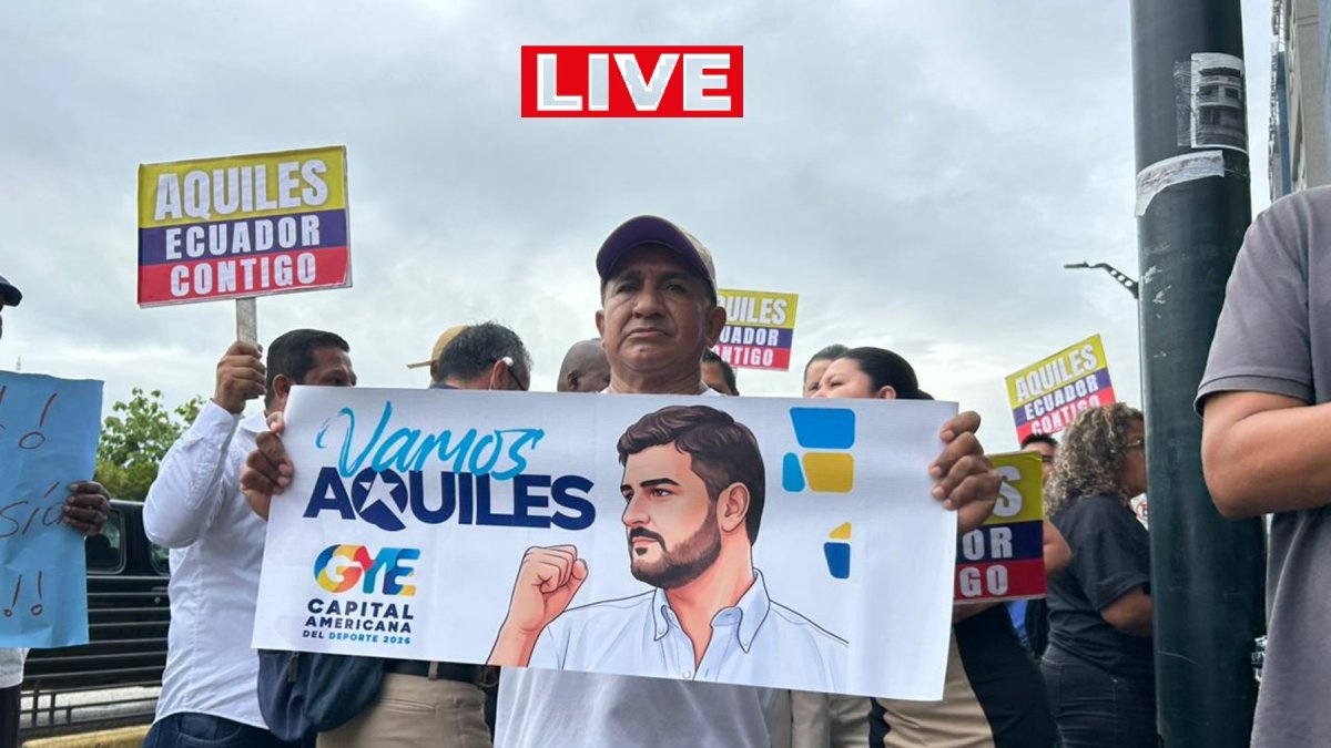 Aquiles Álvarez fue detenido por la Fiscalía de Ecuador la madrugada de este martes 10 de febrero de 2026.