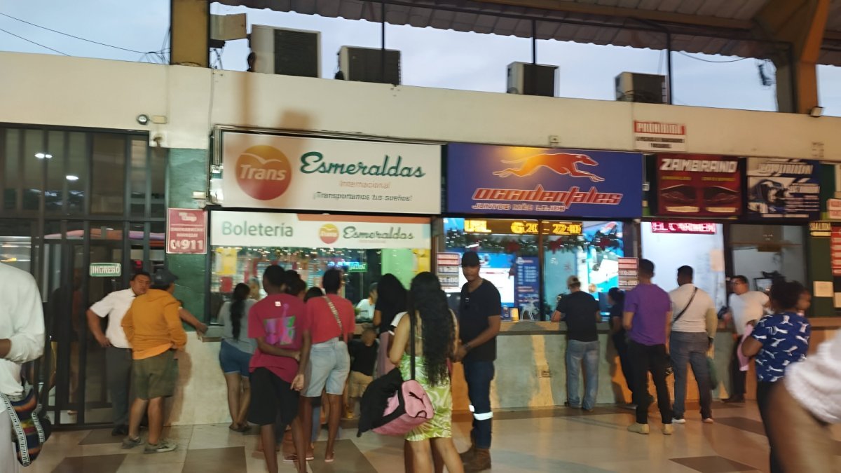 El ataque ocurrió en el Terminal Terrestre.