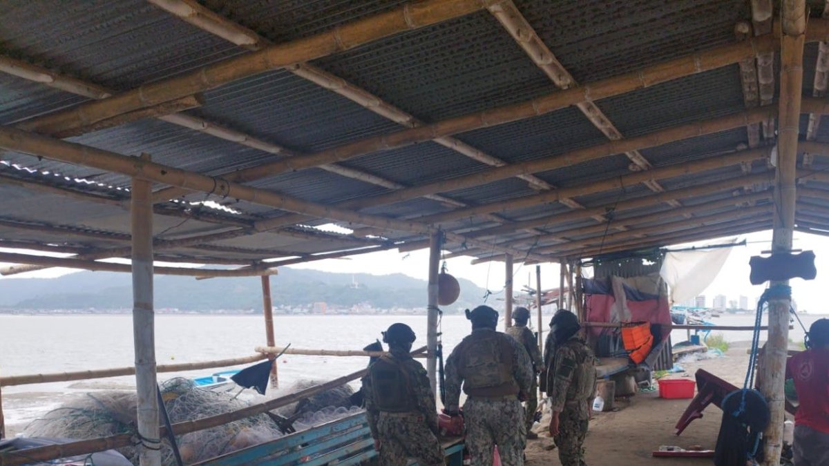 Las Fuerzas Armadas han incrementado su presencia en el cantón de San Vicente. norte de Manabí