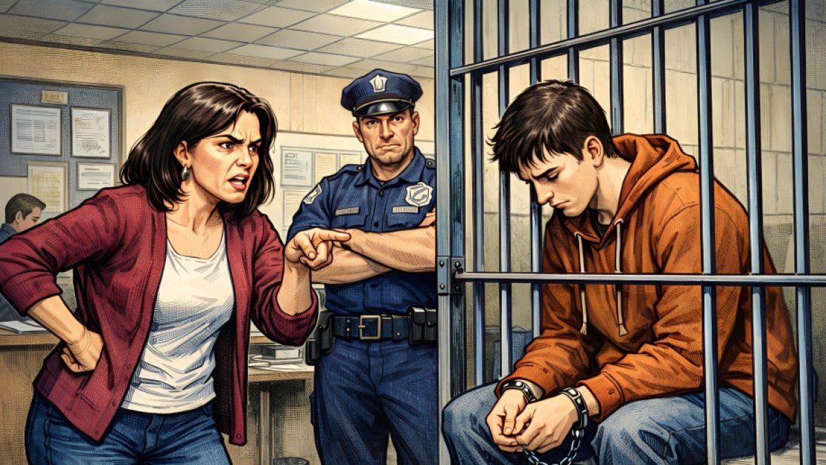 La reacción eufórica de una madre al ver a un hijo detenido puede ser entendida, según psicólogos, pero no justificada.