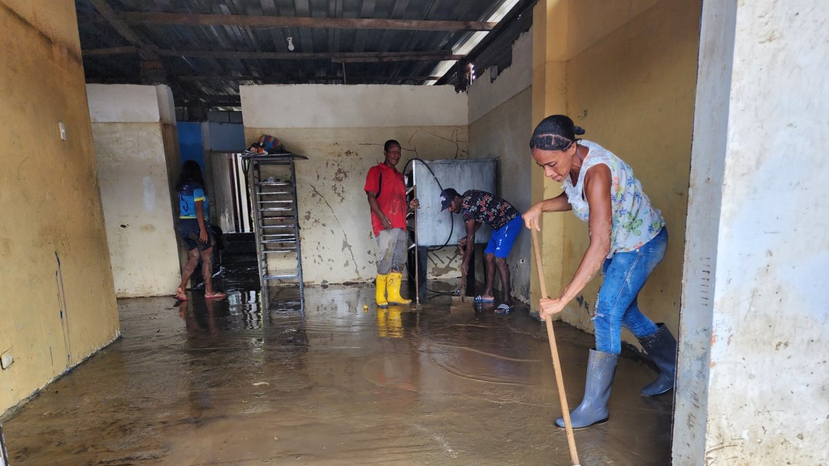 Las lluvias no cesan en la provincia de Esmeraldas.