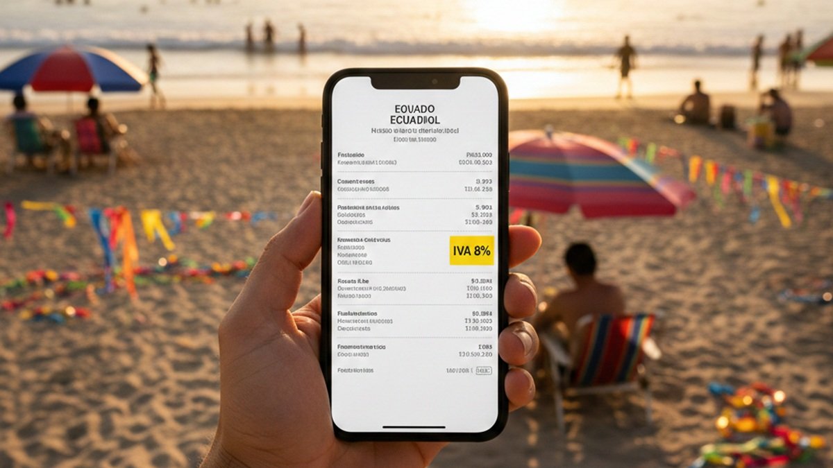 Los establecimientos turísticos registrados en Ecuador aplicarán la reducción del IVA al 8 % durante los días del feriado de Carnaval 2026.