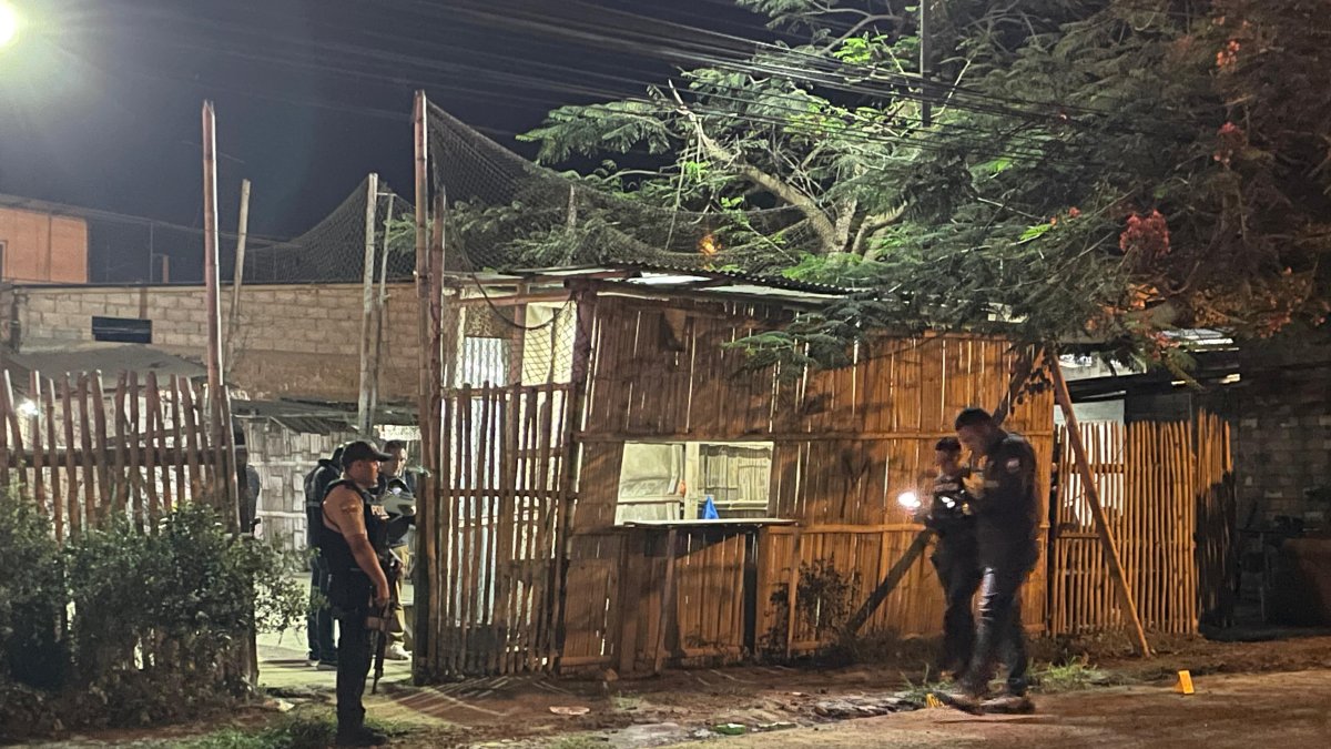 La violencia irrumpió una jornada deportiva en el sector Tierra Santa, en Montecristi, Distrito Manta