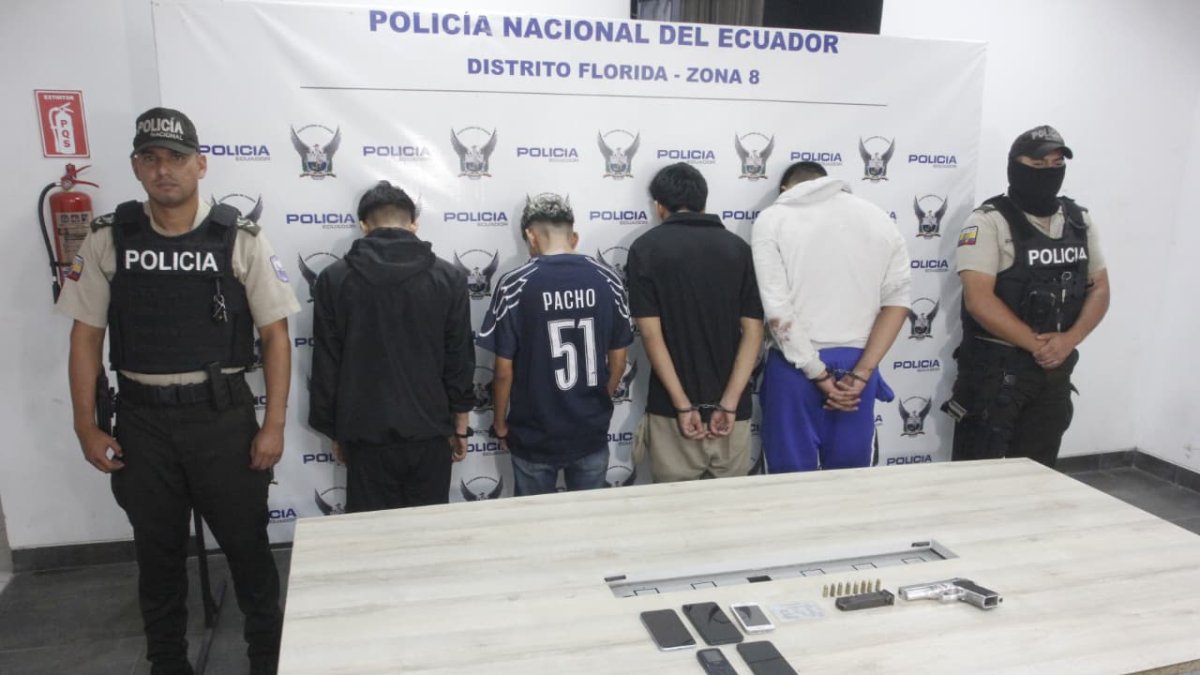 Cuatro implicados en un rapto fueron aprehendidos este sábado.