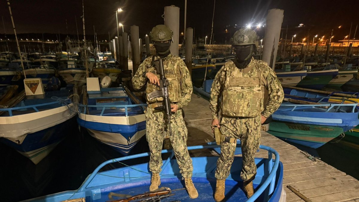 Los miembros de las Fuerzas Armadas capturaron a un supuesto implicado.